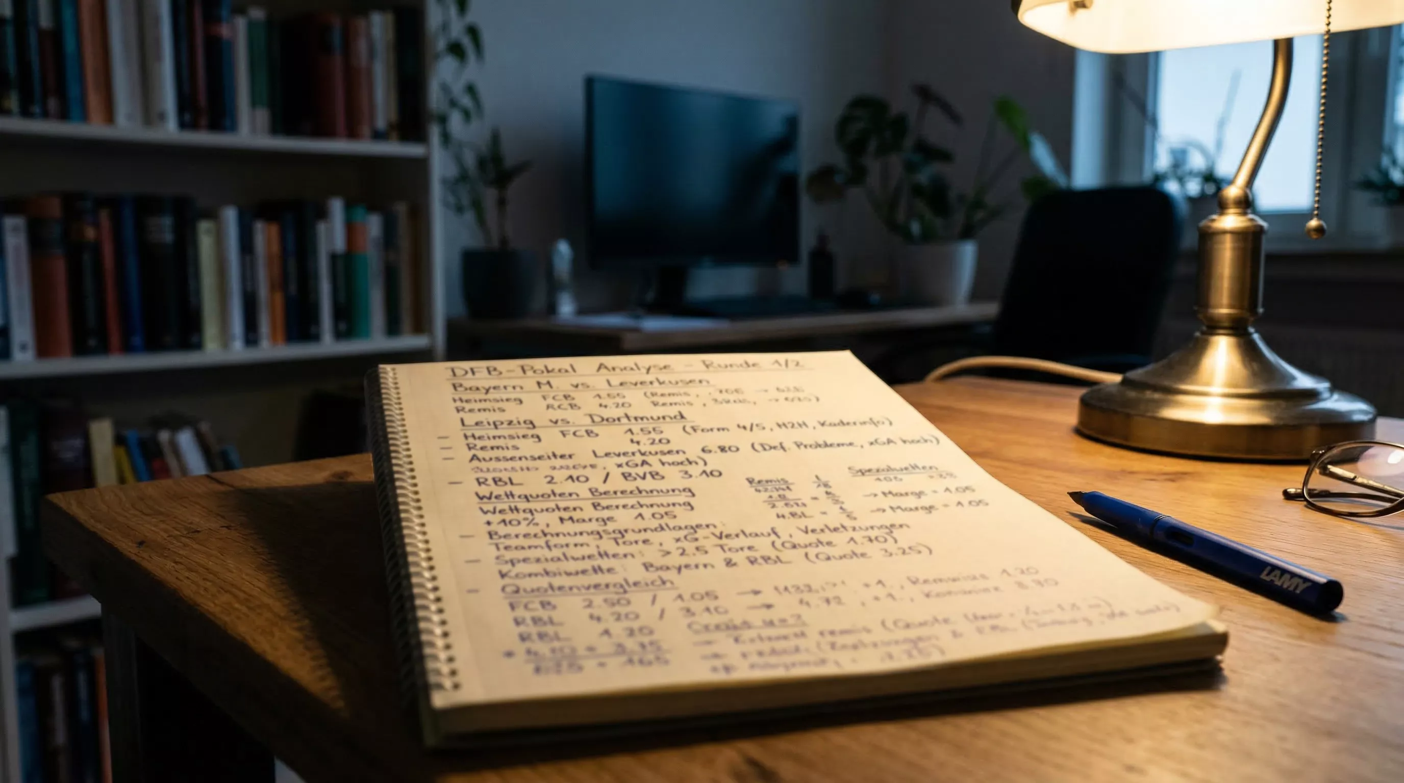 Buchmacher Quotenberechnung DFB-Pokal – Quotenschlüssel und Marge erklärt